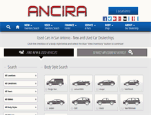 Tablet Screenshot of ancira.com